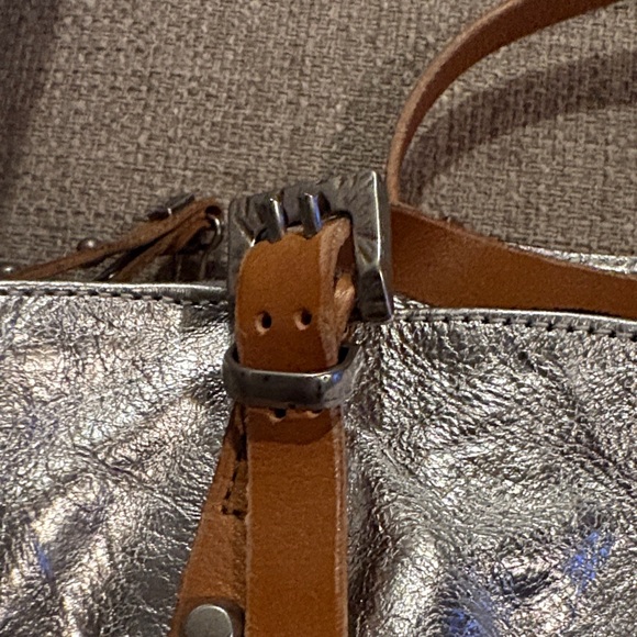 A.S.98 Silver and Brown Baltimore Shoulder Bag - new! - Picture 3 of 9